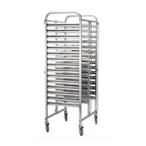 ICE Stainless Steel 2 X 15 Tier GN Trolley - TRS2015