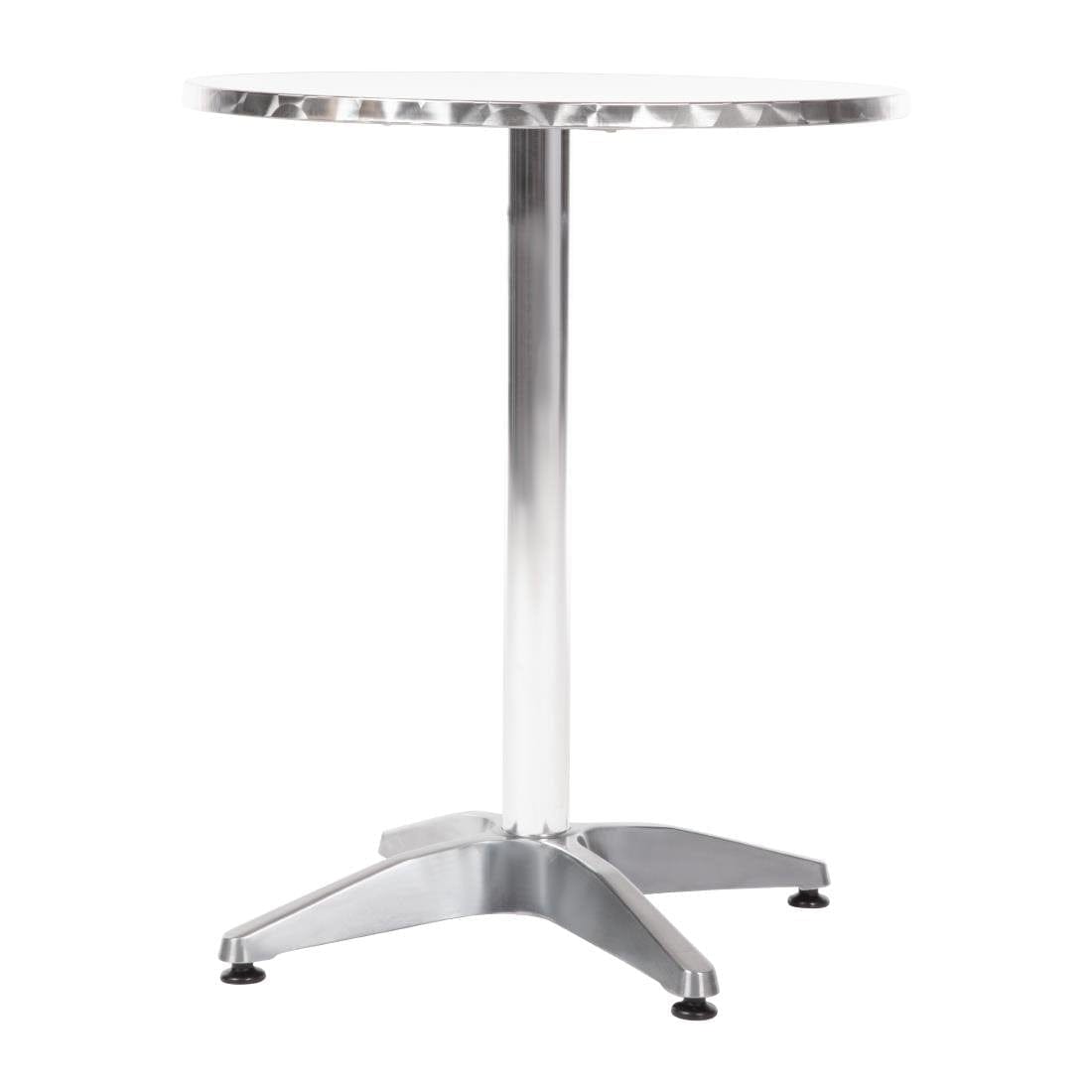 Bolero Round Bistro Table Stainless Steel 600mm - U425