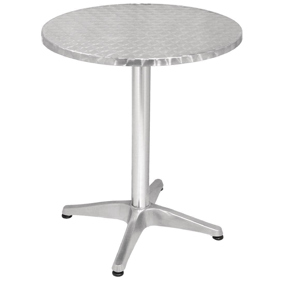 Bolero Round Bistro Table Stainless Steel 600mm - U425