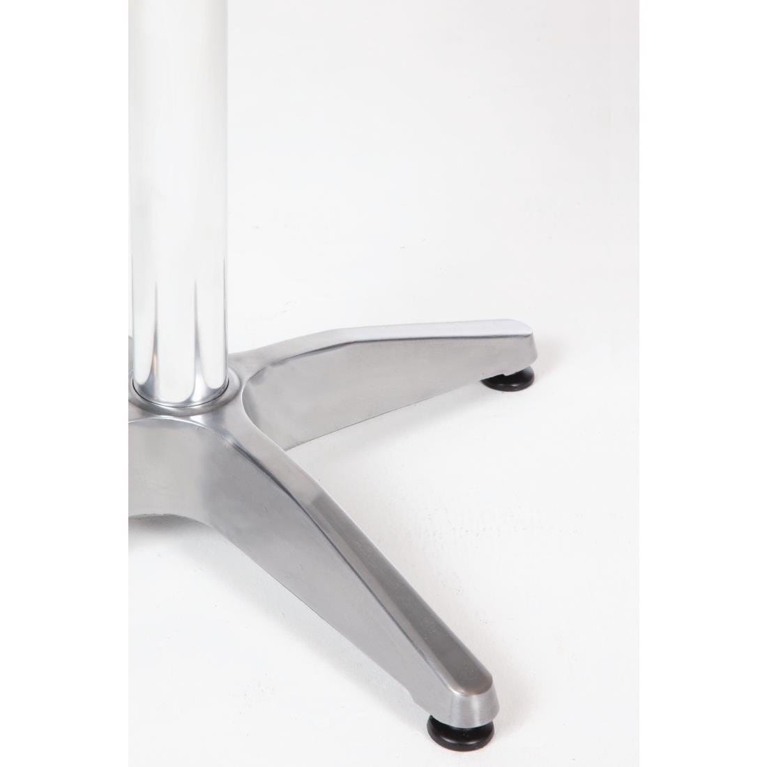 Bolero Round Bistro Table Stainless Steel 600mm - U425
