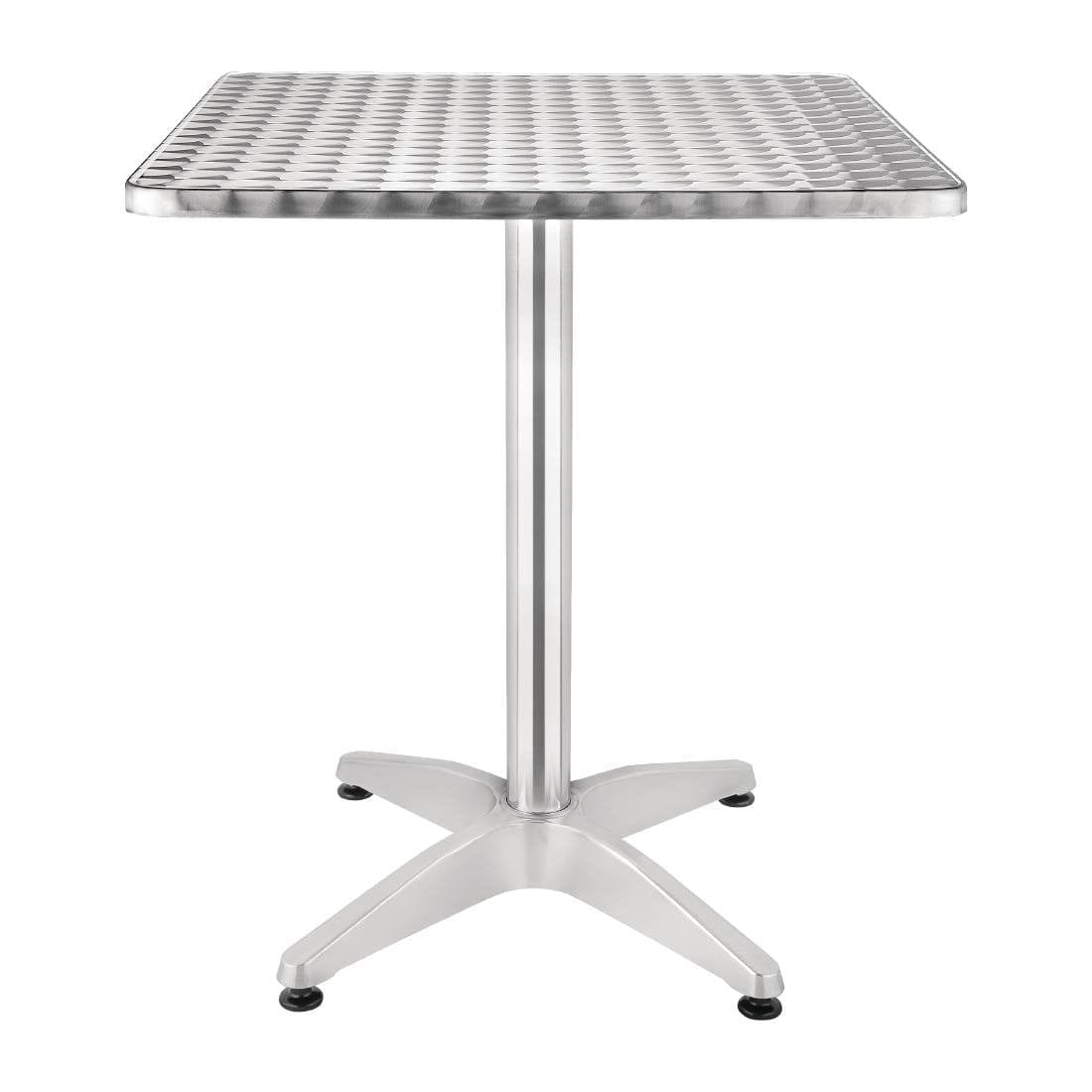 Bolero Square Bistro Table Stainless Steel 600mm - U427