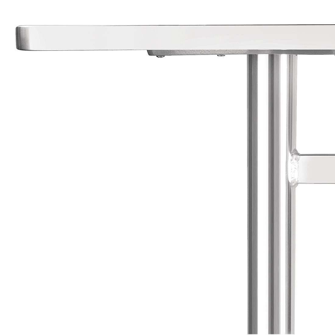 Bolero Double Pedestal Table Rectangular 600mm - U432