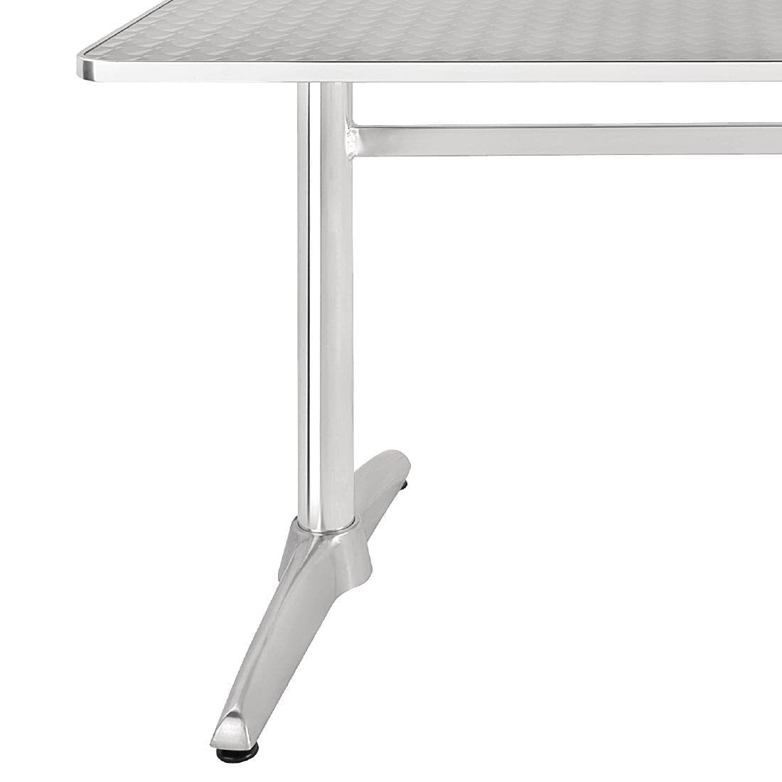 Bolero Double Pedestal Table Rectangular 600mm - U432