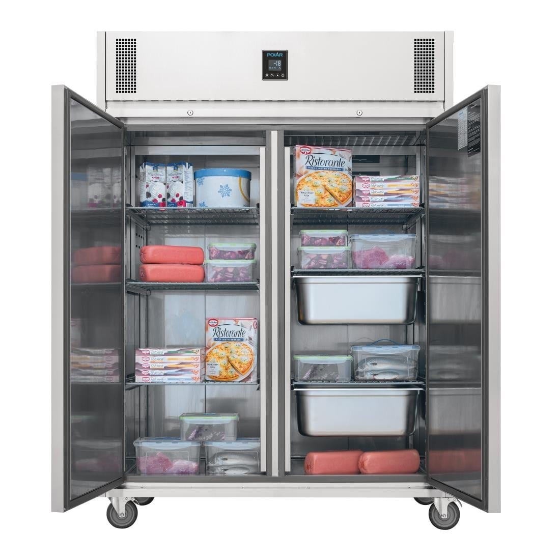 Polar U-Series Premium Double Door Freezer 1170Ltr - UA004-A