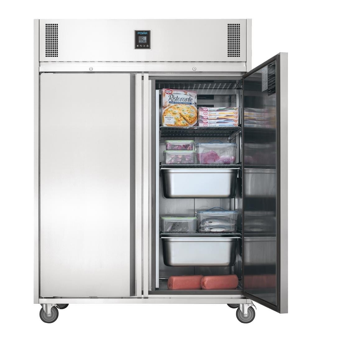 Polar U-Series Premium Double Door Freezer 1170Ltr - UA004-A