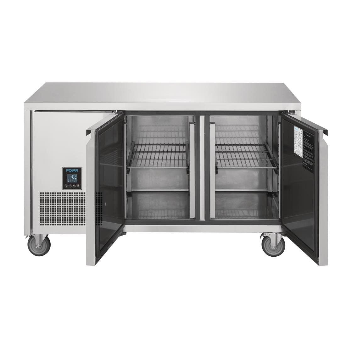 Polar U-Series Premium Double Door Counter Fridge 267Ltr - UA005-A