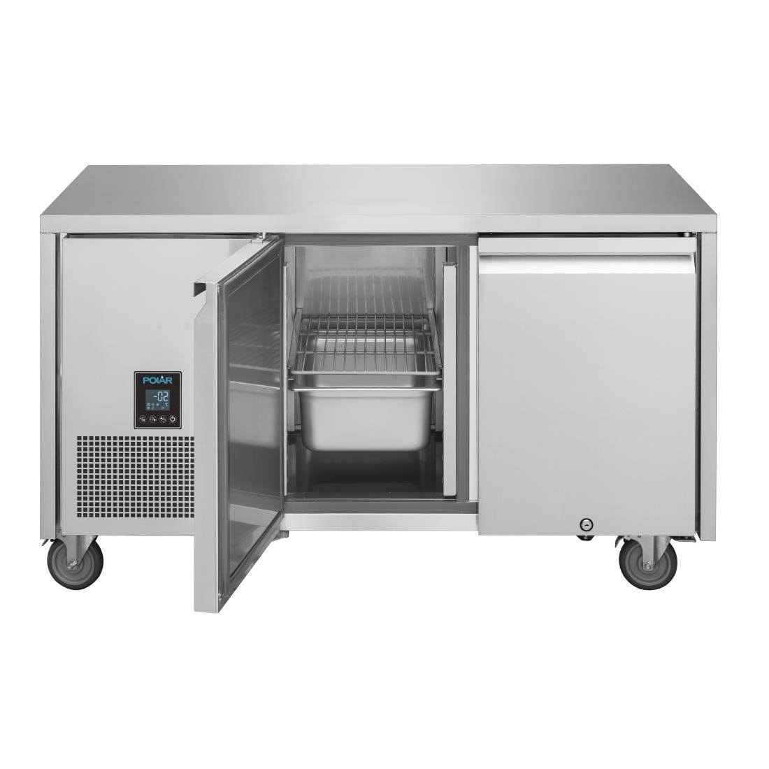 Polar U-Series Premium Double Door Counter Fridge 267Ltr - UA005-A