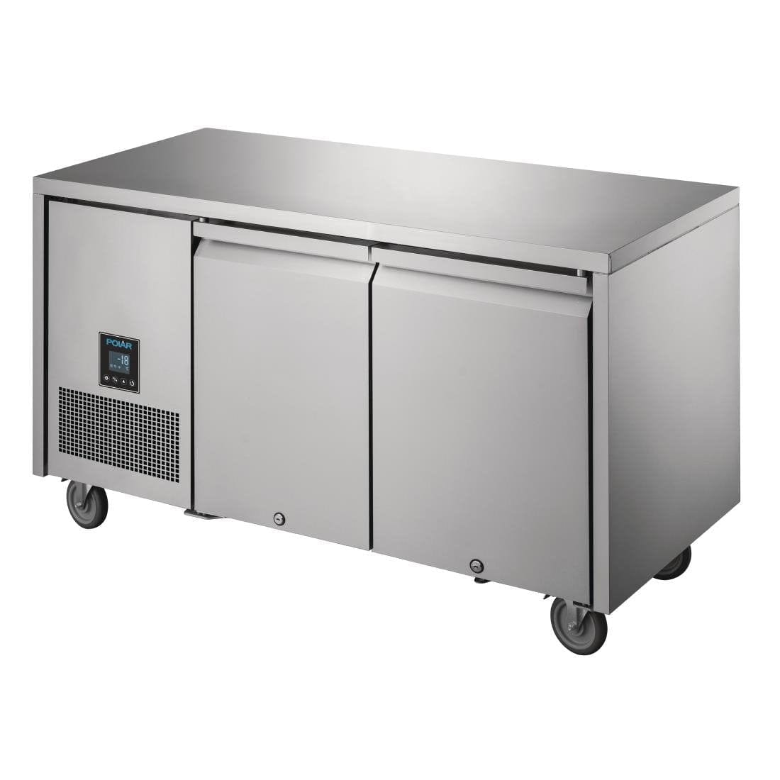 Polar U-Series Premium Double Door Counter Freezer 267tr - UA006-A