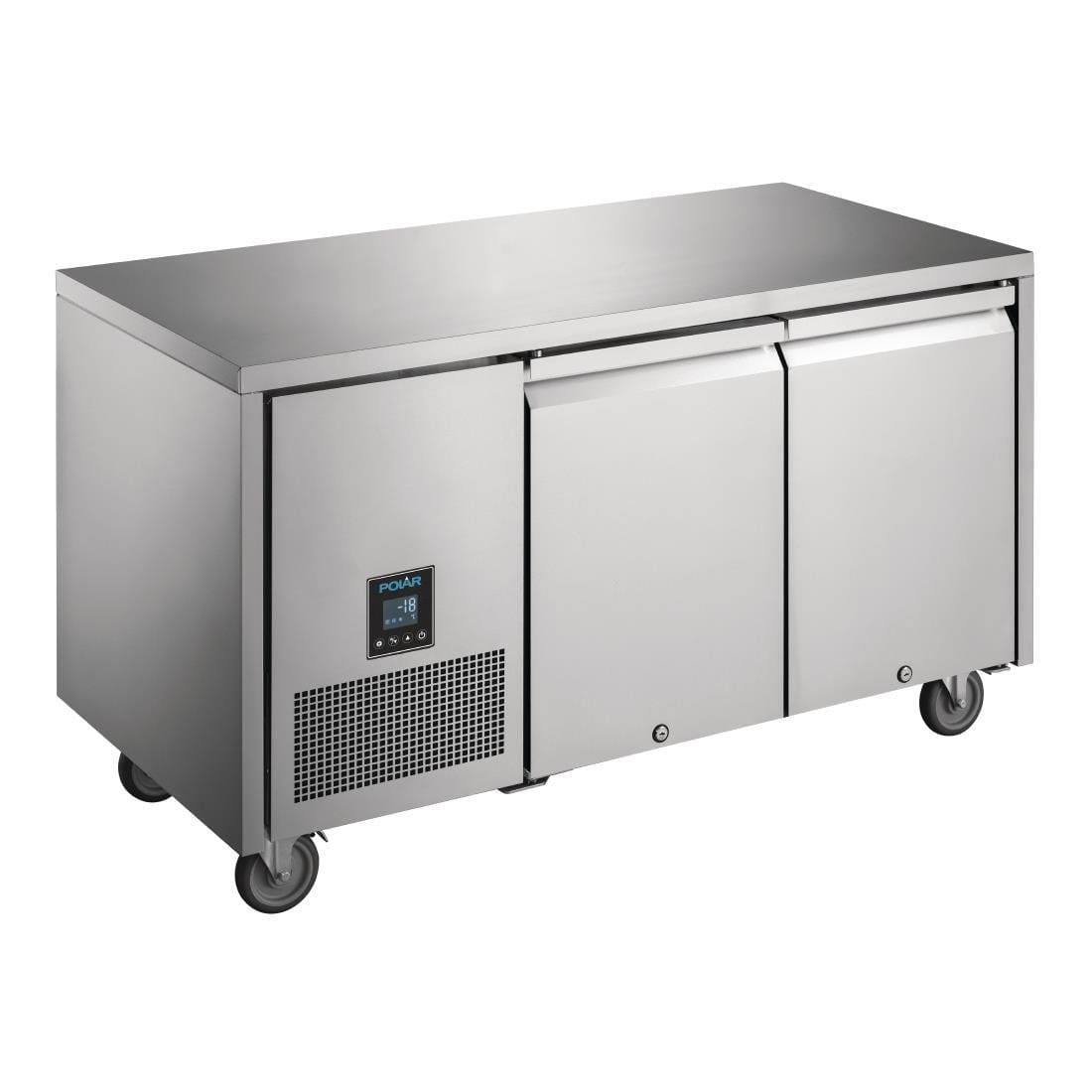Polar U-Series Premium Double Door Counter Freezer 267tr - UA006-A