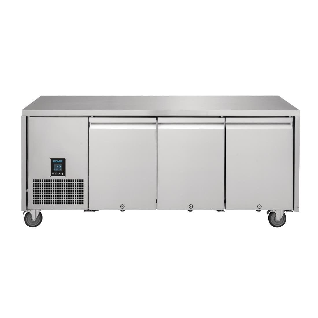 Polar U-Series Premium Triple Door Counter Freezer 420Ltr - UA008-A