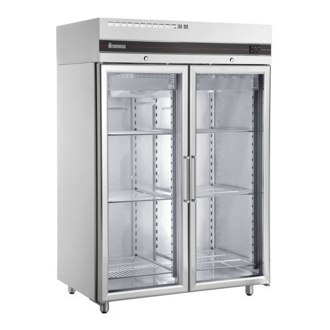 Inomak Double Door Upright Glass Door Freezer - UFI2140G