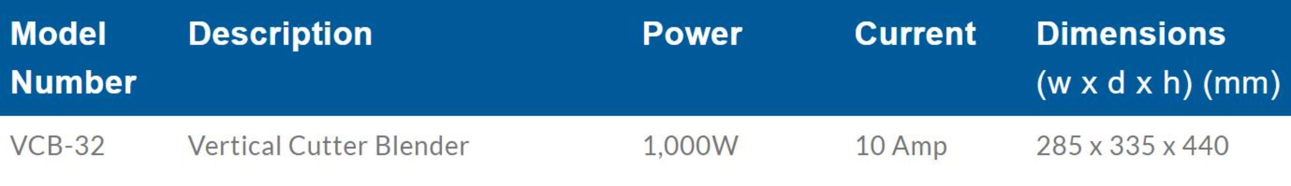 Hallde Vertical Cutter Blender 3 Lt - VCB-32