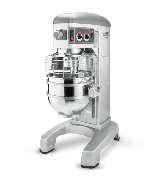 Hobart 60 Quart Planetary Mixer With Bowl, Beater, Whip, Dough Hook & Bowl Truck - HL600-20STDA-C