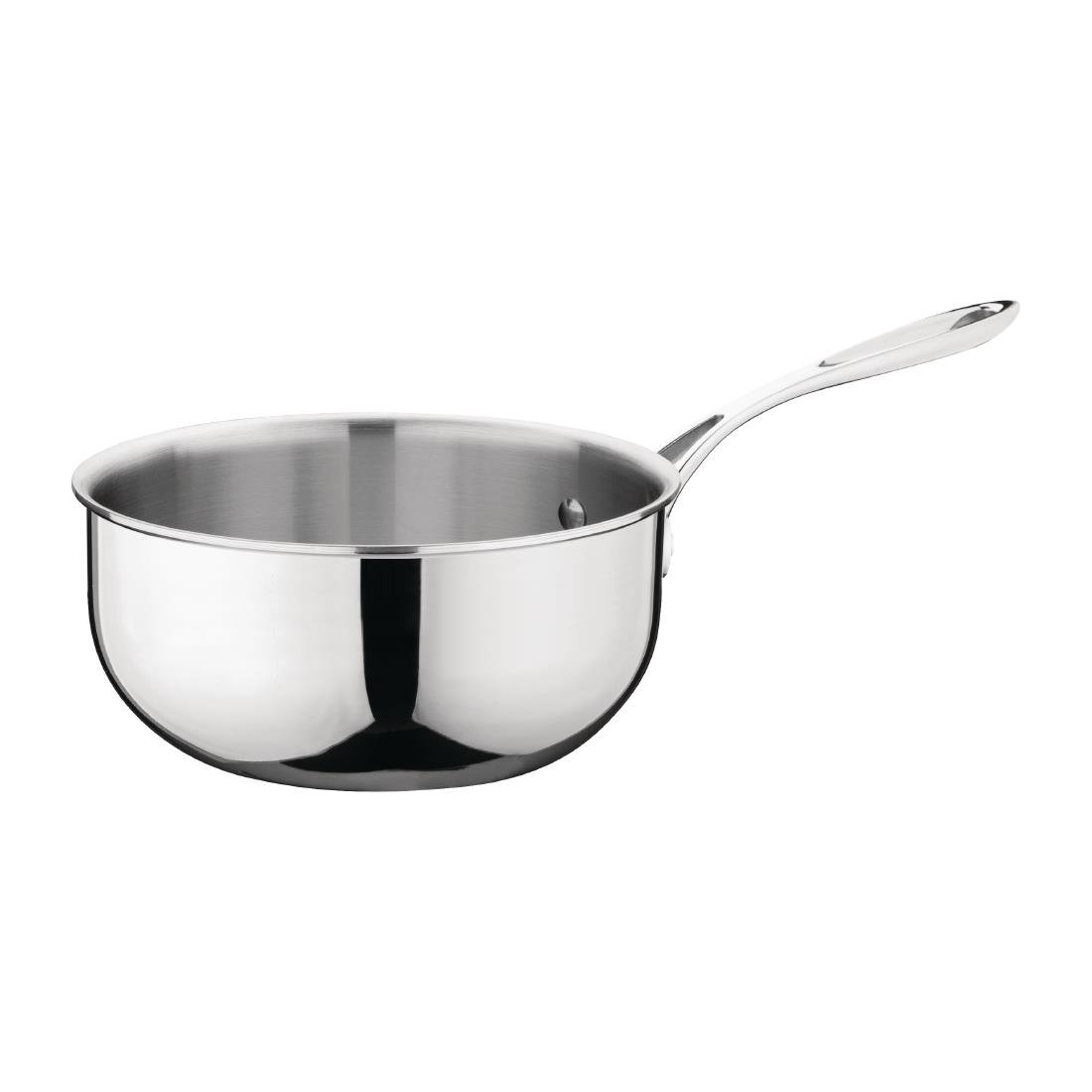 Vogue Tri Wall Flared Saute Pan 200mm - Y240