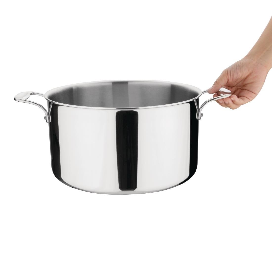Vogue Tri Wall Stew Pan 9.5Ltr - Y256