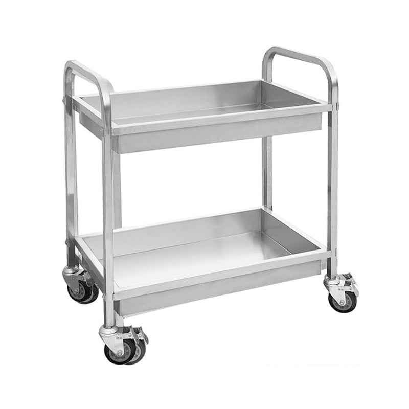 Modular Systems Stainless Steel Trolley With 2 Shelves YC-102D