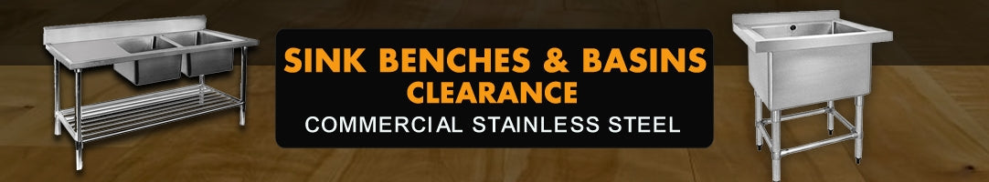 Sink Benches and Basins - Clearance Restaurant Equipment Online