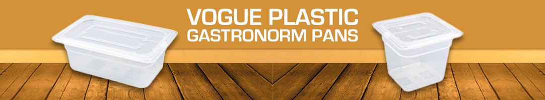 Vogue Plastic Gastronorm Pans Restaurant Equipment Online