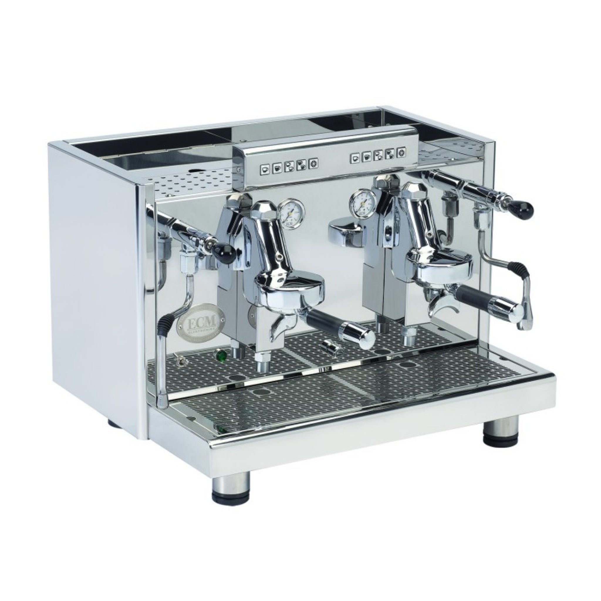 ECM Elektronika Profi Due - 2 Group Commercial Espresso Machine - Stainless Steel