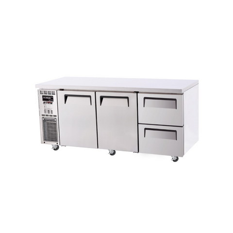 Turbo Air Undercounter 2 Door 2 Drawer Fridge