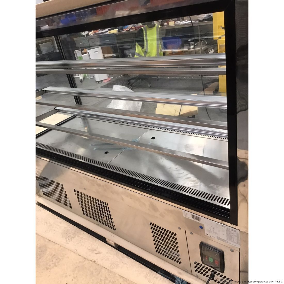 CLEARANCE - Bonvue Modern 3 Shelves Cake or Food Display - GAN-1800RF3 - NSW2153