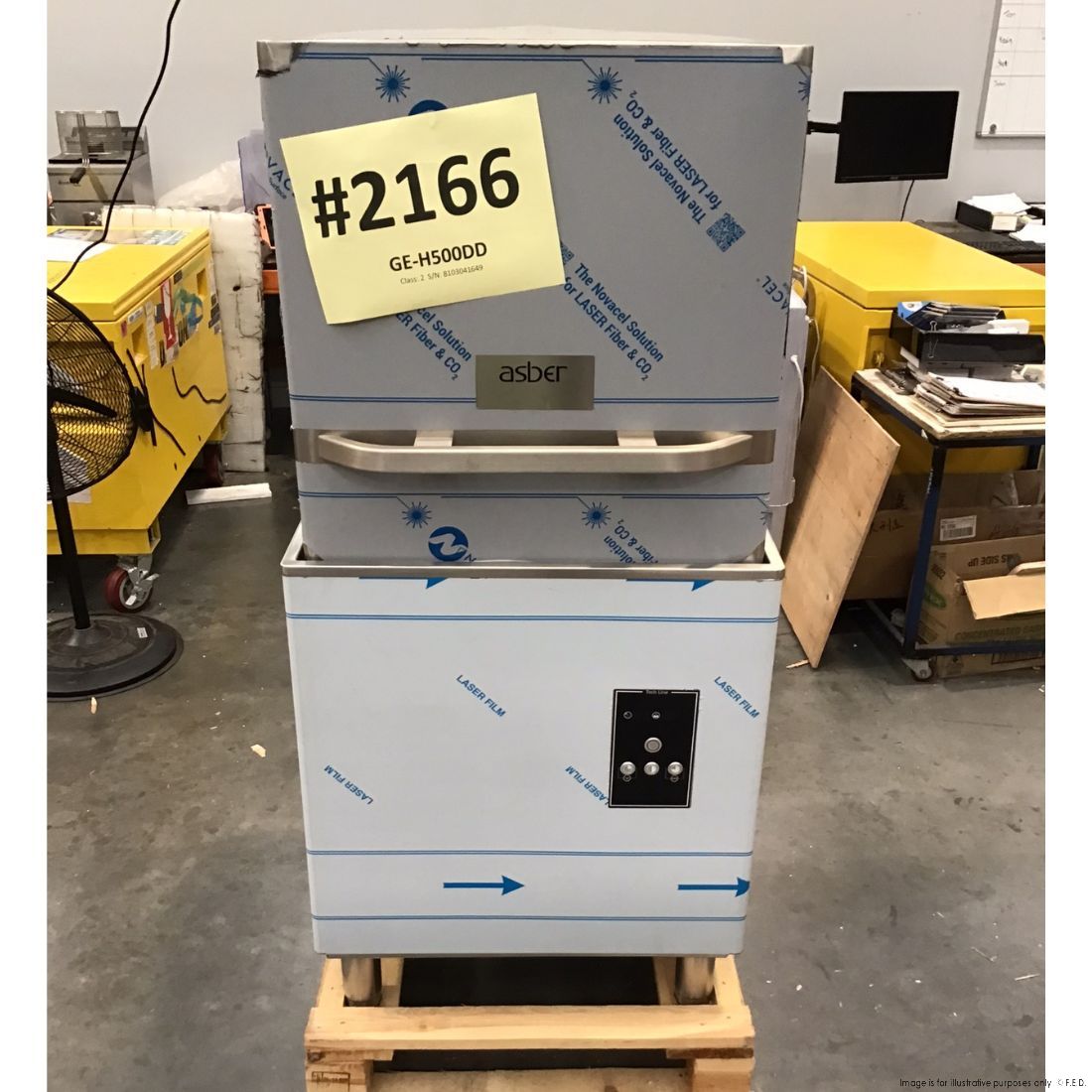 CLEARANCE - Asber Tech Line Pass-through Hood Type Dishwasher - GE-H500DD-NSW2166
