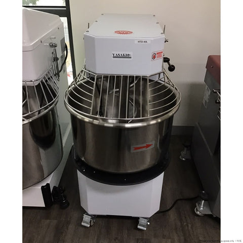 CLEARANCE - Yasaki Tilting Head Removable Bowl 40L Spiral Mixer - HTD-40L-VIC965