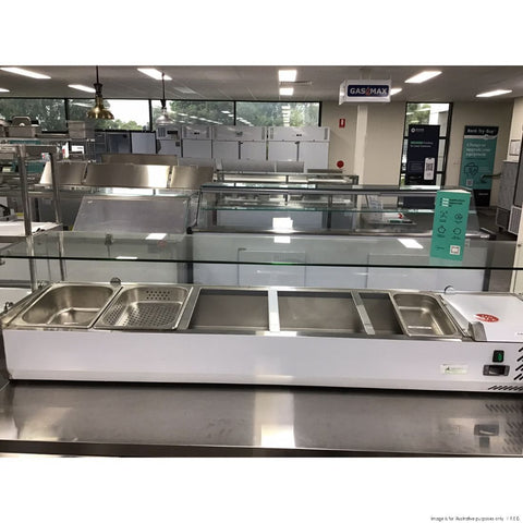 CLEARANCE - FED-X Salad Bench with Stainless Steel Lids - XVRX1800/380-VIC959