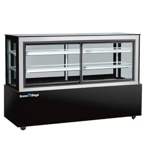 Snow Village Double side Glass door Chilled Food Display DG-1500FZK