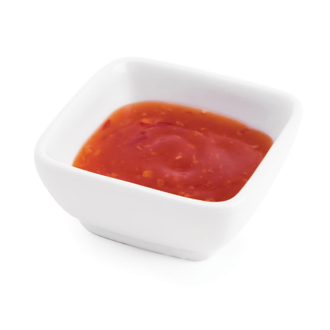 Olympia Whiteware Miniature Rounded Square Dishes 60mm (12 Pack) - Y137