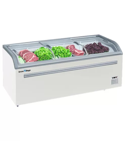 Snow Village Dual Temperature Supermarket Island Freezer SD/SC-718B