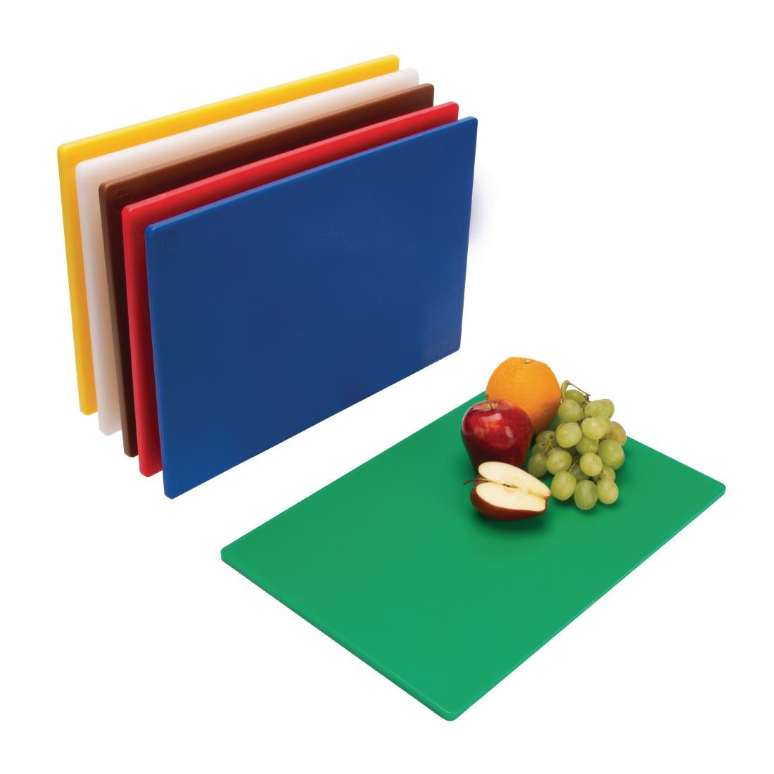 Hygiplas Low Density Pack of 6 Chopping Boards 450x300x10mm - W356