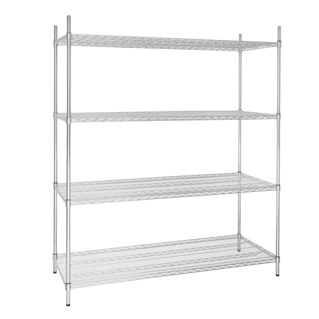 Vogue 4 Tier Wire Shelving Kit 1525x610mm - U258