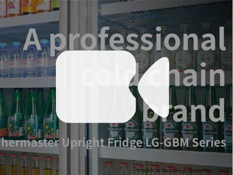 Thermaster Triple Door Supermarket Fridge LG-1500BGBM