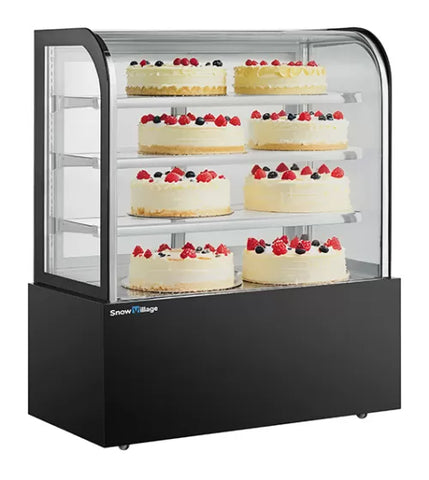 Snow Village Glass Chilled Food Display DG-1200FYH