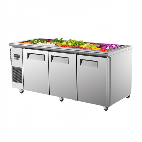 Skipio SSR18-3 Three Door Salad Prep Buffet Fridge