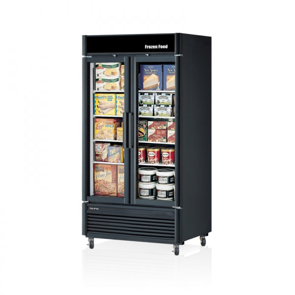 Skipio Ice Cream 2 Glass Door Freezer - 1000mmW SGF-35