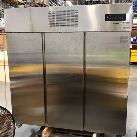 CLEARANCE - Thermaster Three Door SS Upright Storage Freezer - SUF1500-NSW2125
