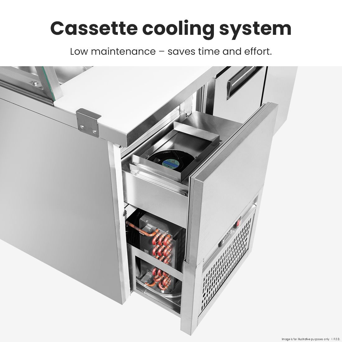 Thermaster Three Door Deluxe Sandwich Bar SCB/21