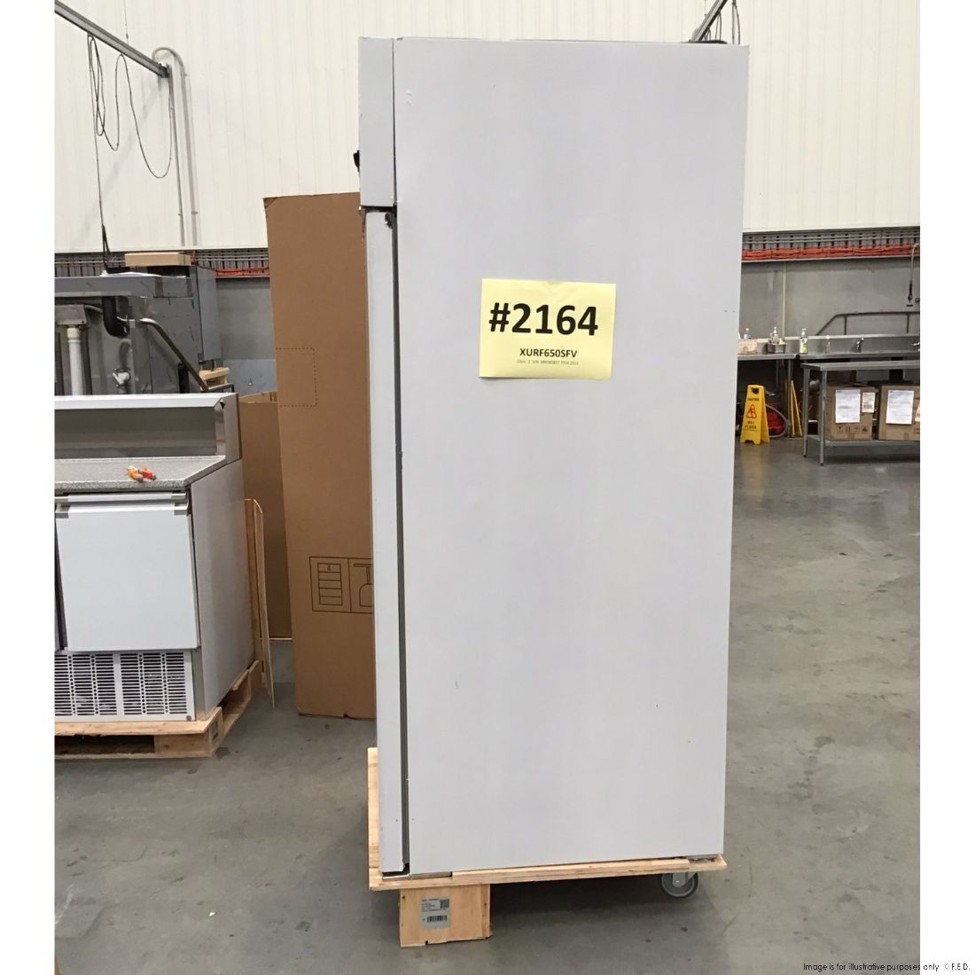 CLEARANCE - FED-X S/S Single Door Upright Freezer - XURF650SFV-NSW2164