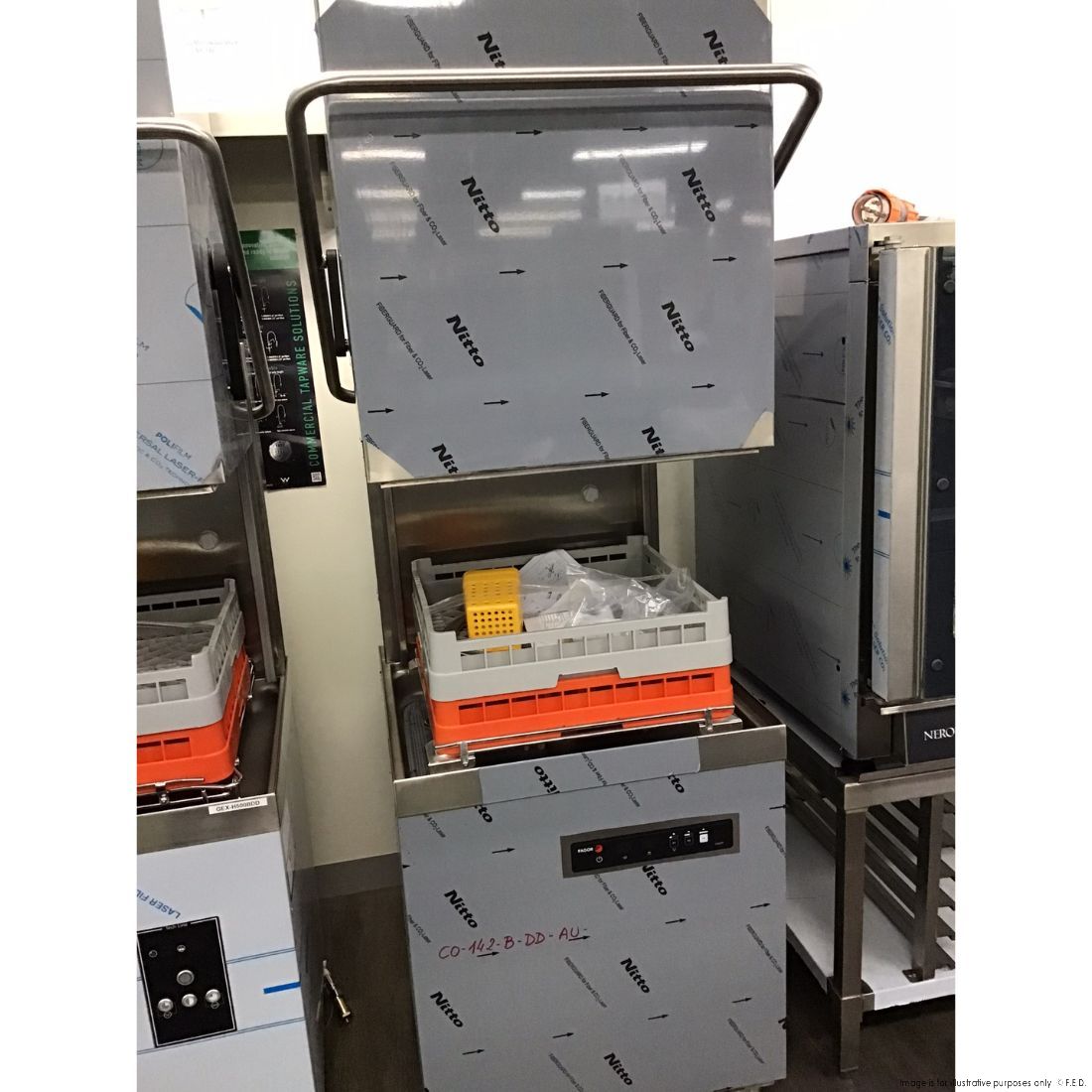 CLEARANCE - EVO-CONCEPT Pass-through Dishwasher - CO-142BDD-VIC943