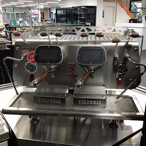 CLEARANCE - Bezzera VICTORIA Black 2-Group Professional Espresso Machine - BZVICTORIA2B-VIC935