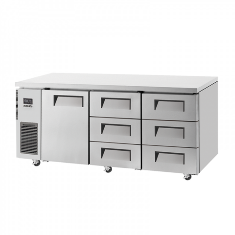 Skipio SUF18-3D-6 Six Drawer Underbench Freezer - 1800mm Wide