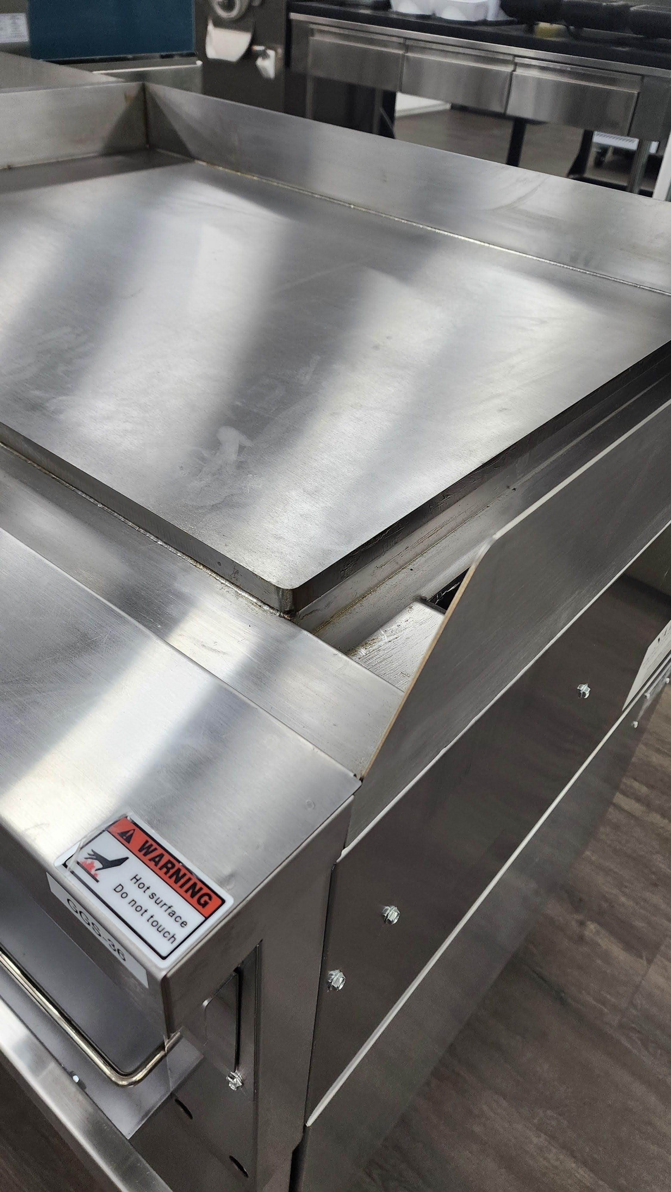 GasMax GGS-36 Griddle & Toaster with Cabinet - Natural Gas/LPG