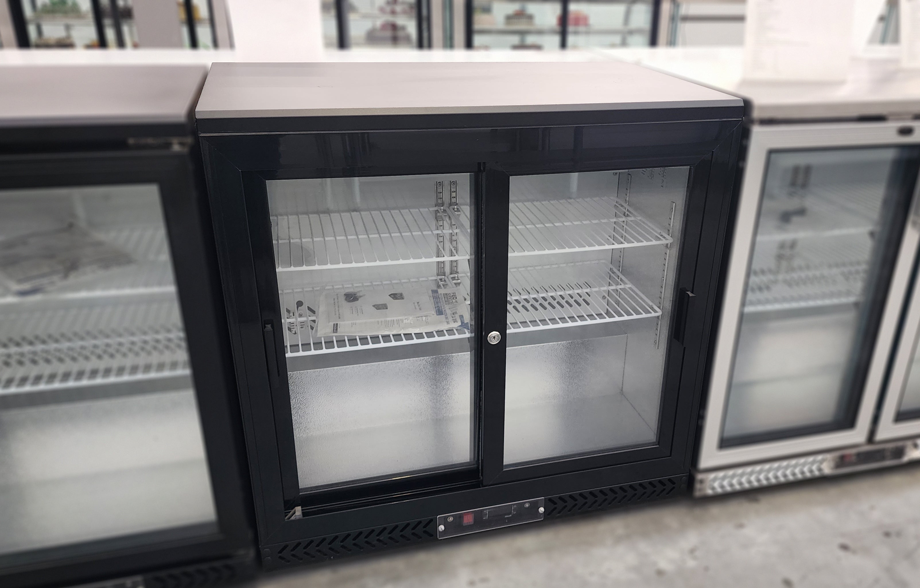 Thermaster Double Sliding Door Drink Cooler SC248SD