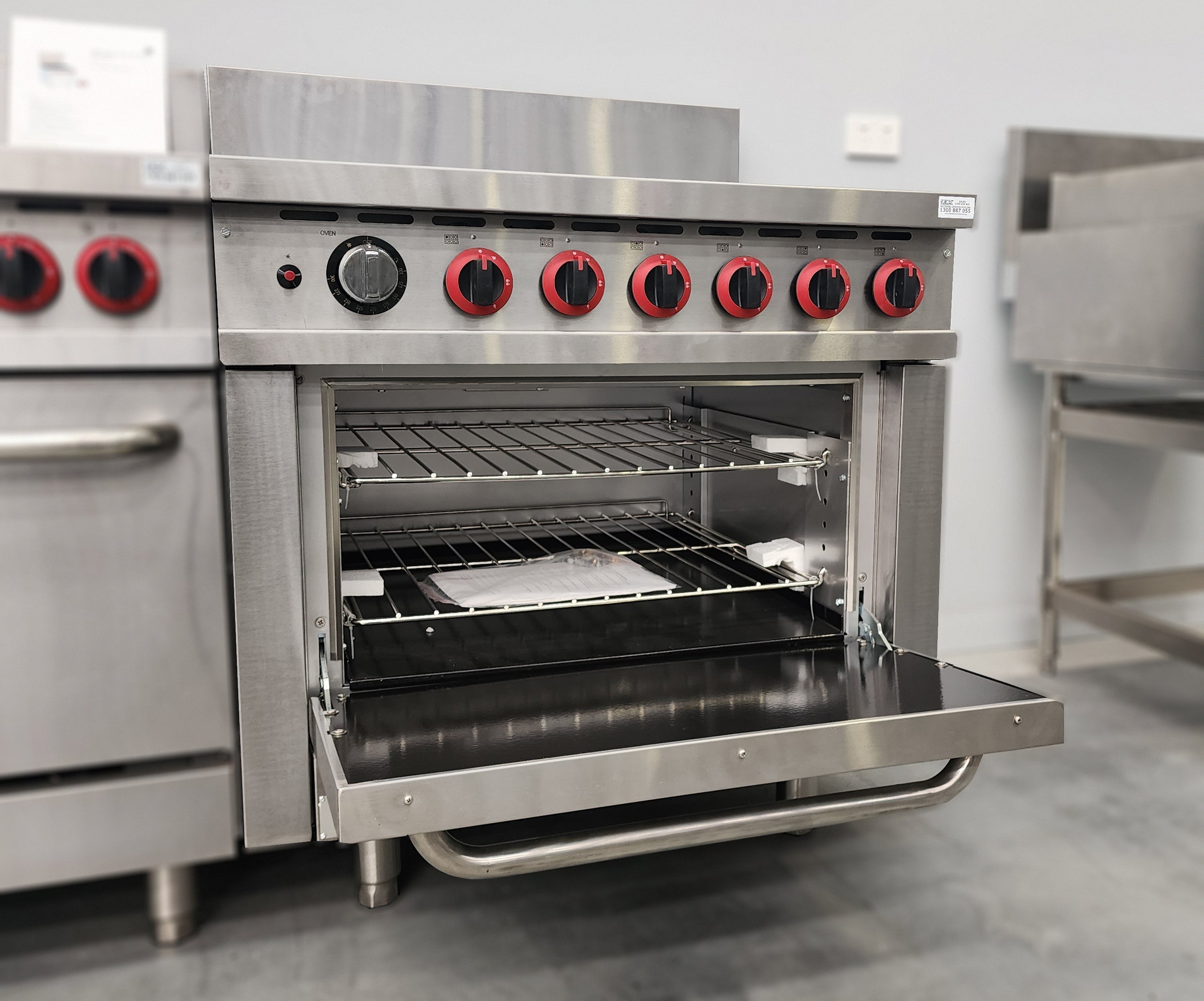 GasMax GBS6TS 6 Burner With Oven Flame Failure - Natural Gas/LPG