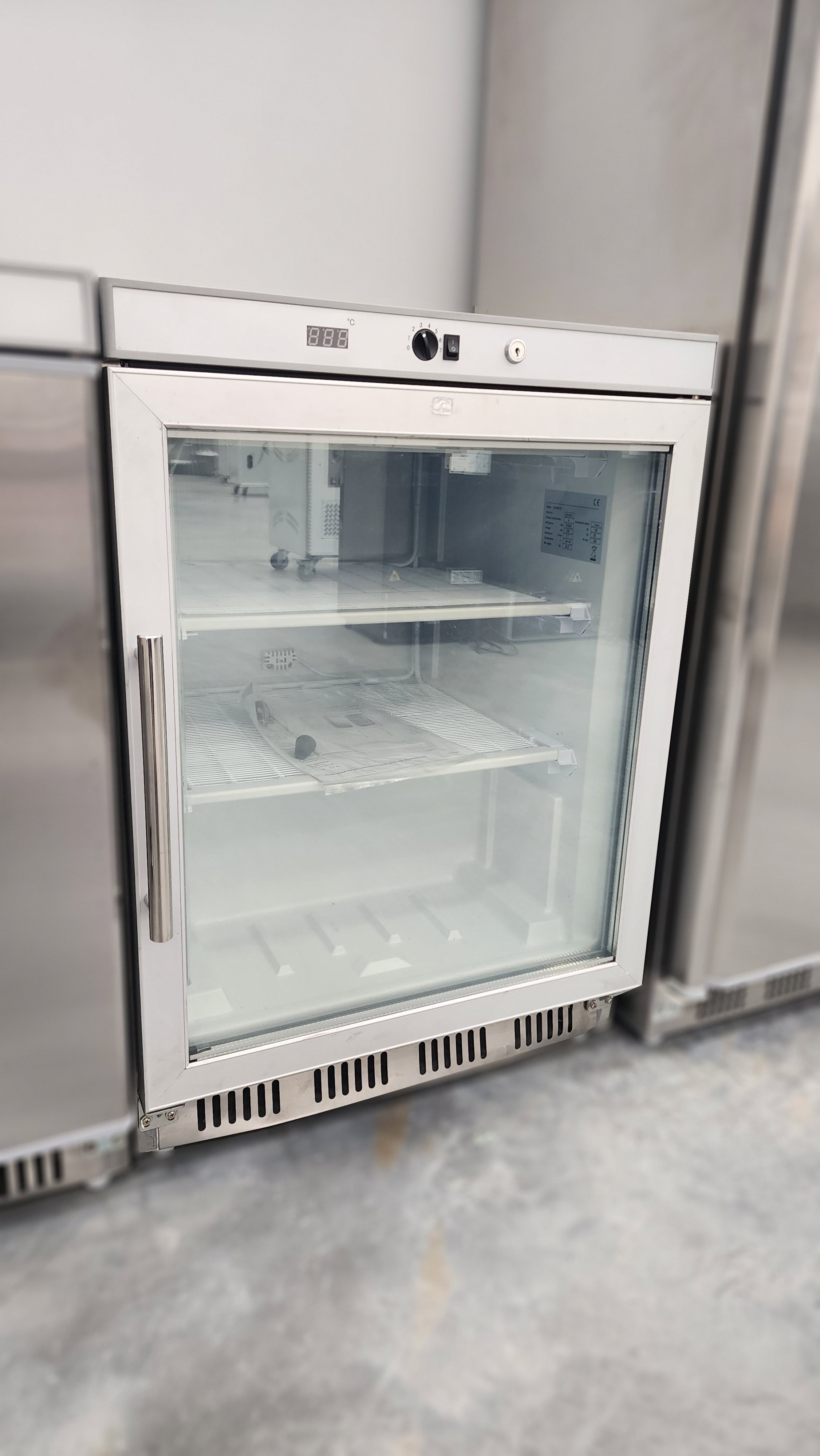 Thermaster Display Freezer With Glass Door HF200G S/S