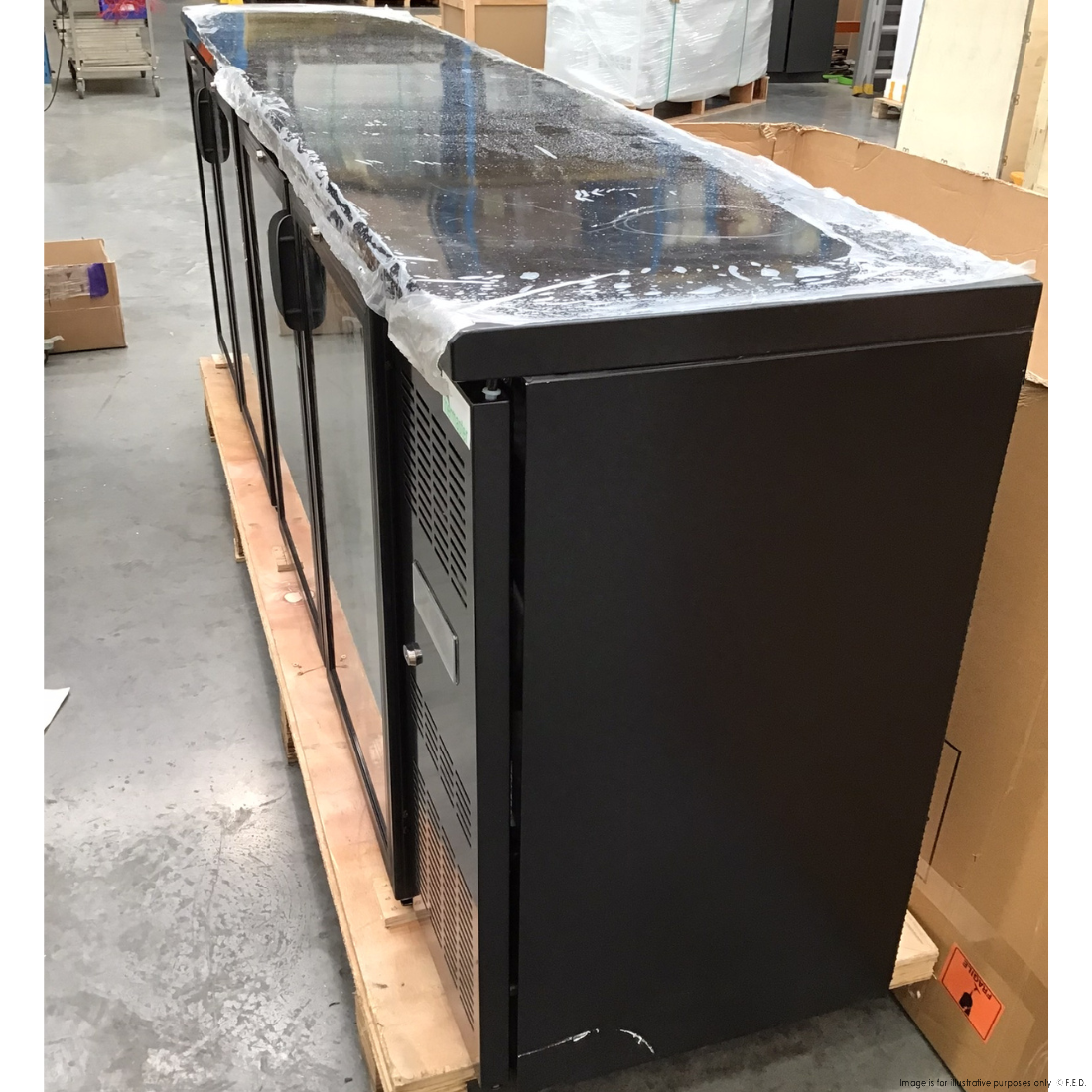 CLEARANCE - Thermaster Four Door Drink Cooler BC4100G-NSW2138