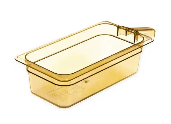 Duke Single Handled Amber Pans 1/3 size 64mm - 30860H13 Pack of 12