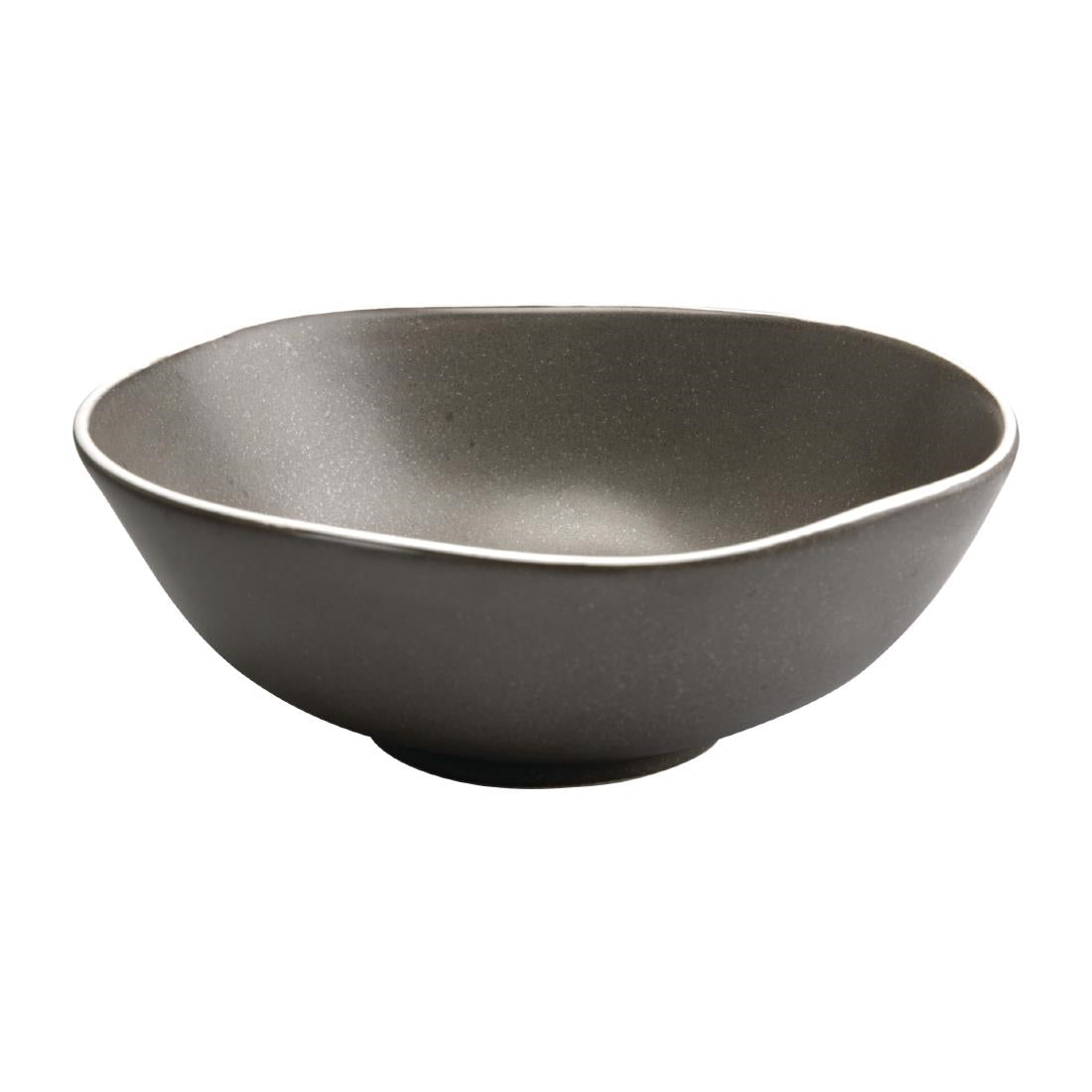 Olympia Chia Deep Bowls Charcoal 210mm - DR816